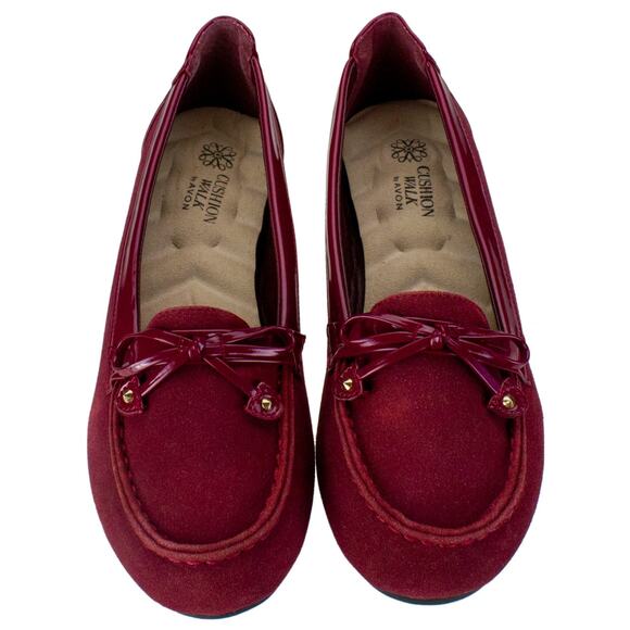 Women’s Avon Cushion Walk Pamela Loafer in‎ Maroon/Burgundy Size 10 - Picture 1 of 5